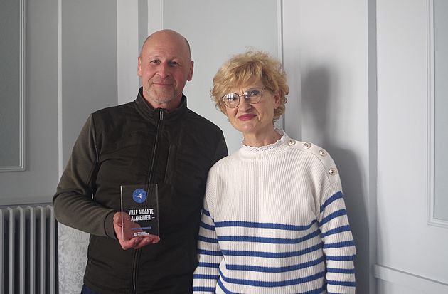 Remise de trophée France Alzheimer pour la commune