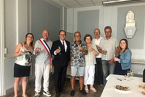 Visite le mardi 13 juin de l039;ancien président de la République